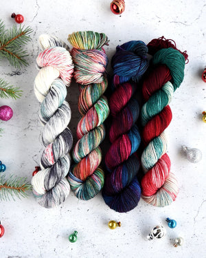 Destination Yarn fingering weight yarn Holiday 2023 New Colorways Set