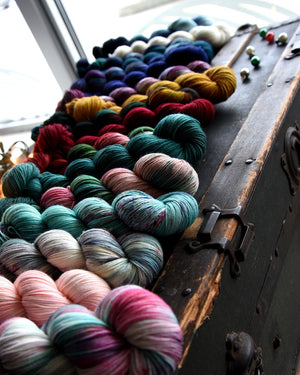 Destination Yarn fingering weight yarn Holiday 2024 ENTIRE Collection - FULL SKEIN SET