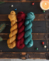 Destination Yarn fingering weight yarn Holiday 2024 - Tonal Colorways - FULL SKEIN Set