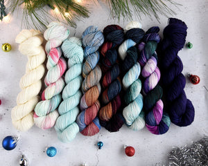 Destination Yarn fingering weight yarn Holiday 2025 ENTIRE Collection - FULL SKEIN SET