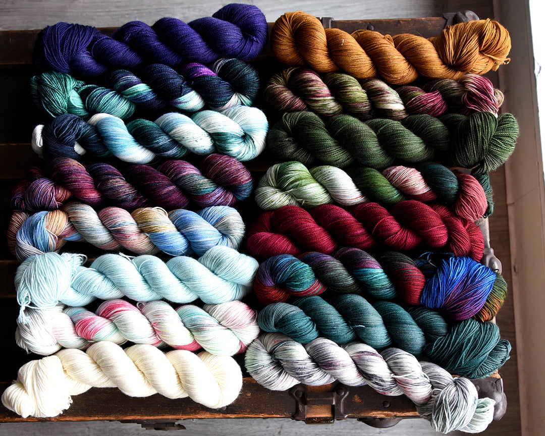Destination Yarn fingering weight yarn Holiday 2025 ENTIRE Collection - FULL SKEIN SET