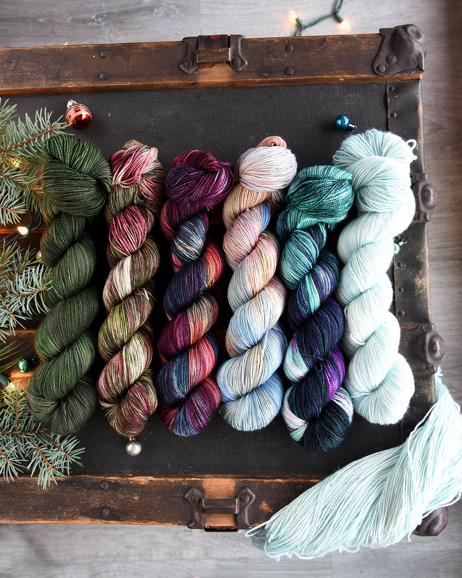 Destination Yarn fingering weight yarn Holiday 2025 New Colorways Set