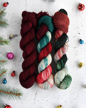 Destination Yarn fingering weight yarn Holiday Eras Collection - Classic Colorways Set