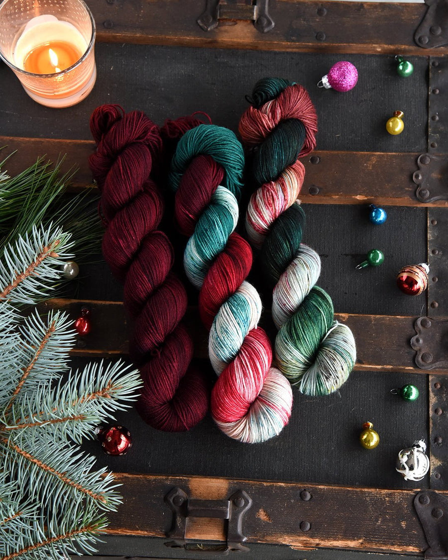 Destination Yarn fingering weight yarn Holiday Eras Collection - Classic Colorways Set