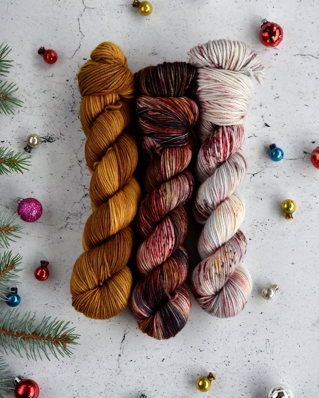 Destination Yarn fingering weight yarn Holiday Eras Collection - Groovy
