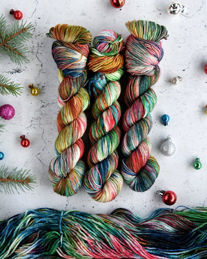 Destination Yarn fingering weight yarn Holiday Eras Collection - Mod