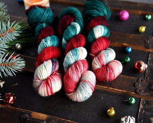 Destination Yarn fingering weight yarn Home Alone House