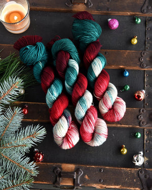 Destination Yarn fingering weight yarn Home Alone House