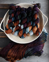 Destination Yarn fingering weight yarn Hunter's Supermoon