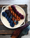 Destination Yarn fingering weight yarn Hunter's Supermoon