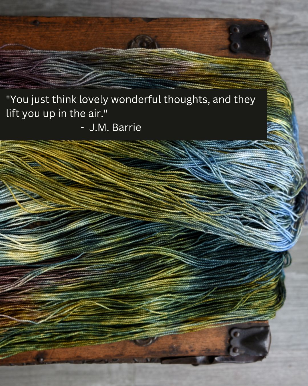 Destination Yarn fingering weight yarn J.M. Barrie