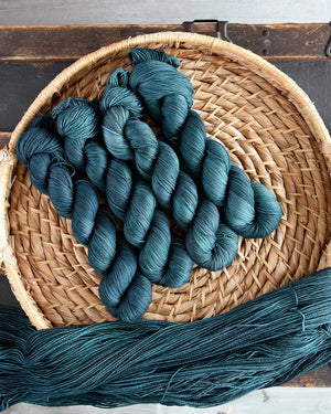 Destination Yarn fingering weight yarn Jack Pine