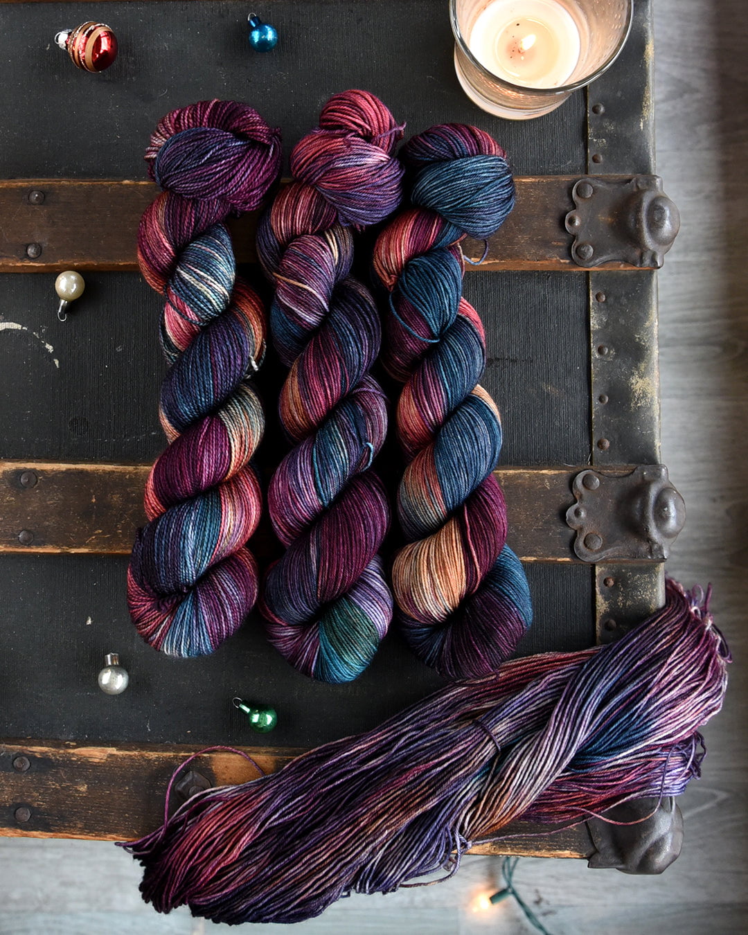 Destination Yarn fingering weight yarn Krampus