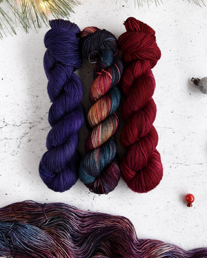 Destination Yarn fingering weight yarn Krampus
