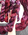 Destination Yarn fingering weight yarn Lady Macbeth