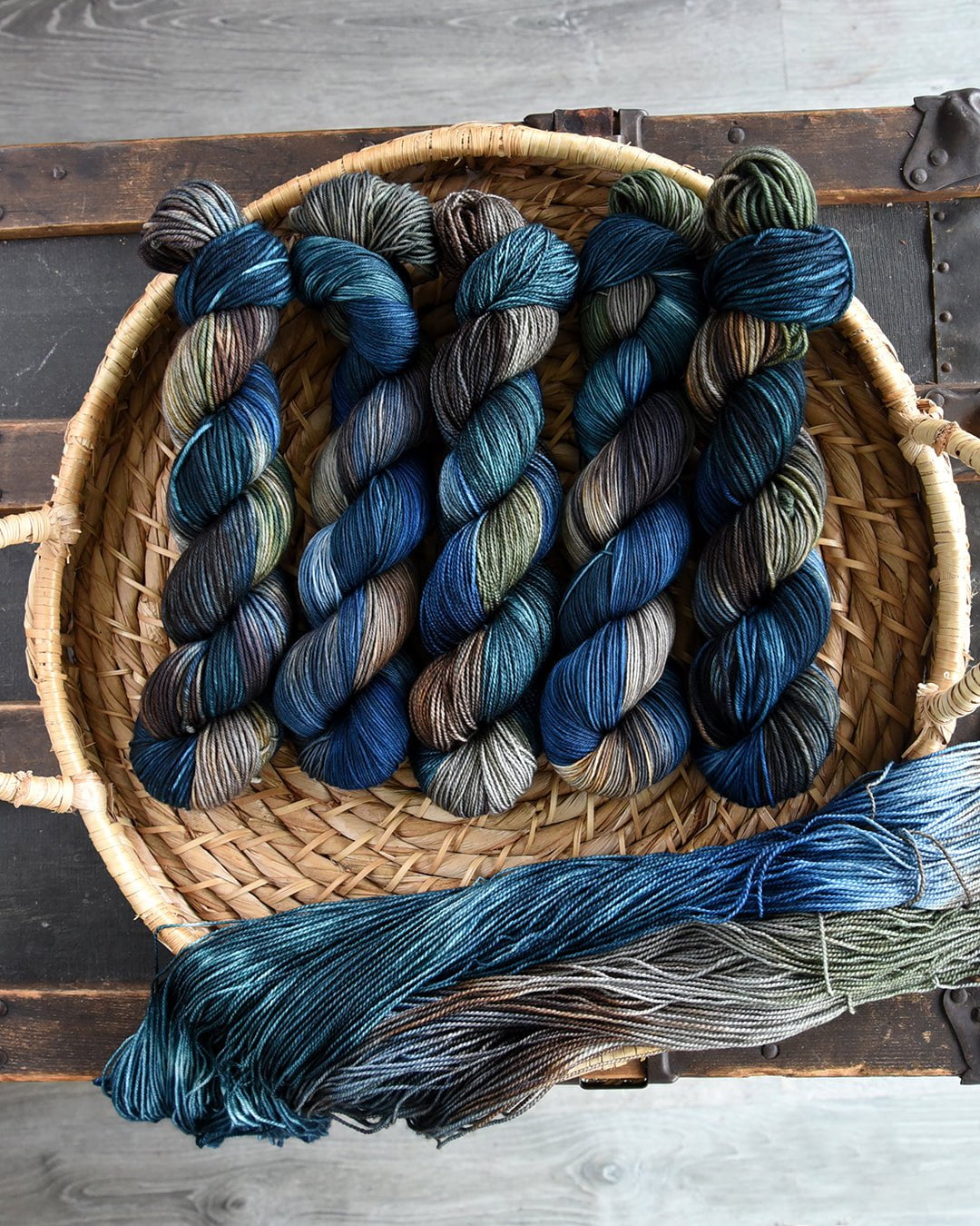 Destination Yarn fingering weight yarn Lake Erie