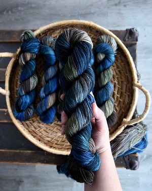 Destination Yarn fingering weight yarn Lake Erie