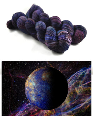 Destination Yarn fingering weight yarn Mercury in Retrograde Pair