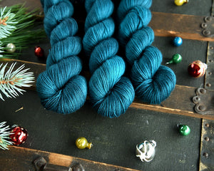 Destination Yarn fingering weight yarn Midnight Clear