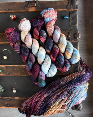 Destination Yarn fingering weight yarn Naughty & Nice Pair