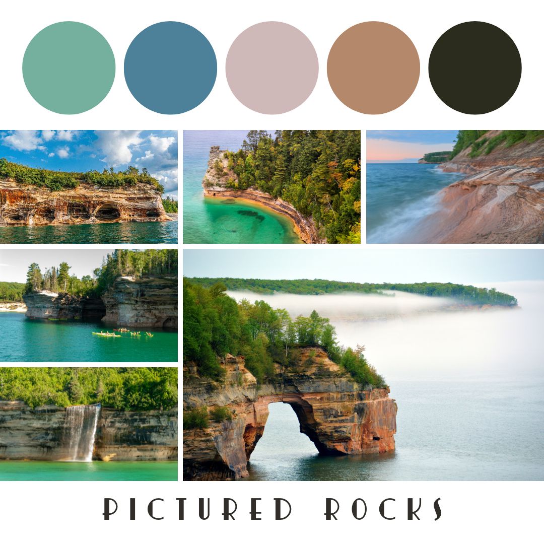 Destination Yarn fingering weight yarn Pictured Rocks National Lakeshore