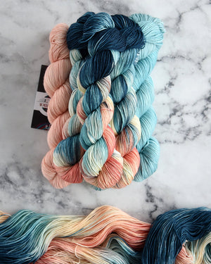 Destination Yarn fingering weight yarn Postcard Capri, Italy