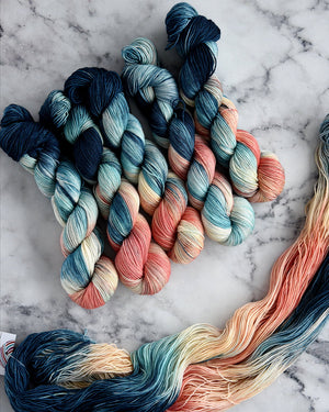 Destination Yarn fingering weight yarn Postcard Capri, Italy