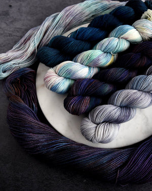 Destination Yarn fingering weight yarn Retrograde
