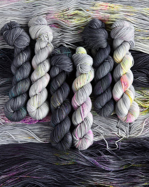 Destination Yarn fingering weight yarn Rockstar / Popstar Pair