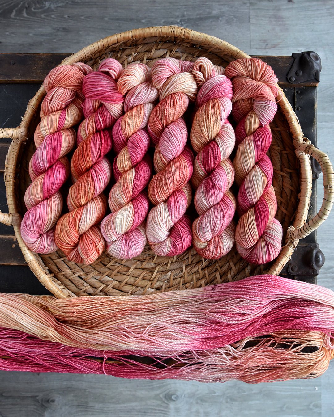 Destination Yarn fingering weight yarn Sailor's Delight