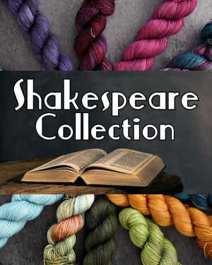 Destination Yarn fingering weight yarn Shakespeare Collection FULL SKEIN SET
