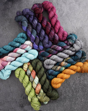Destination Yarn fingering weight yarn Shakespeare Collection FULL SKEIN SET