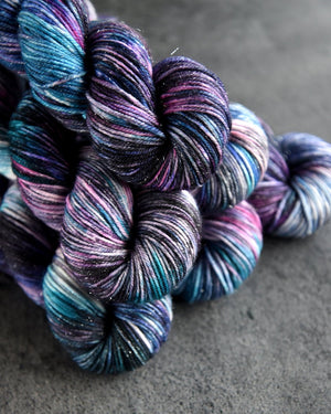 Destination Yarn fingering weight yarn Silvery Shiny DK Cerro Tololo Inter-American Observatory