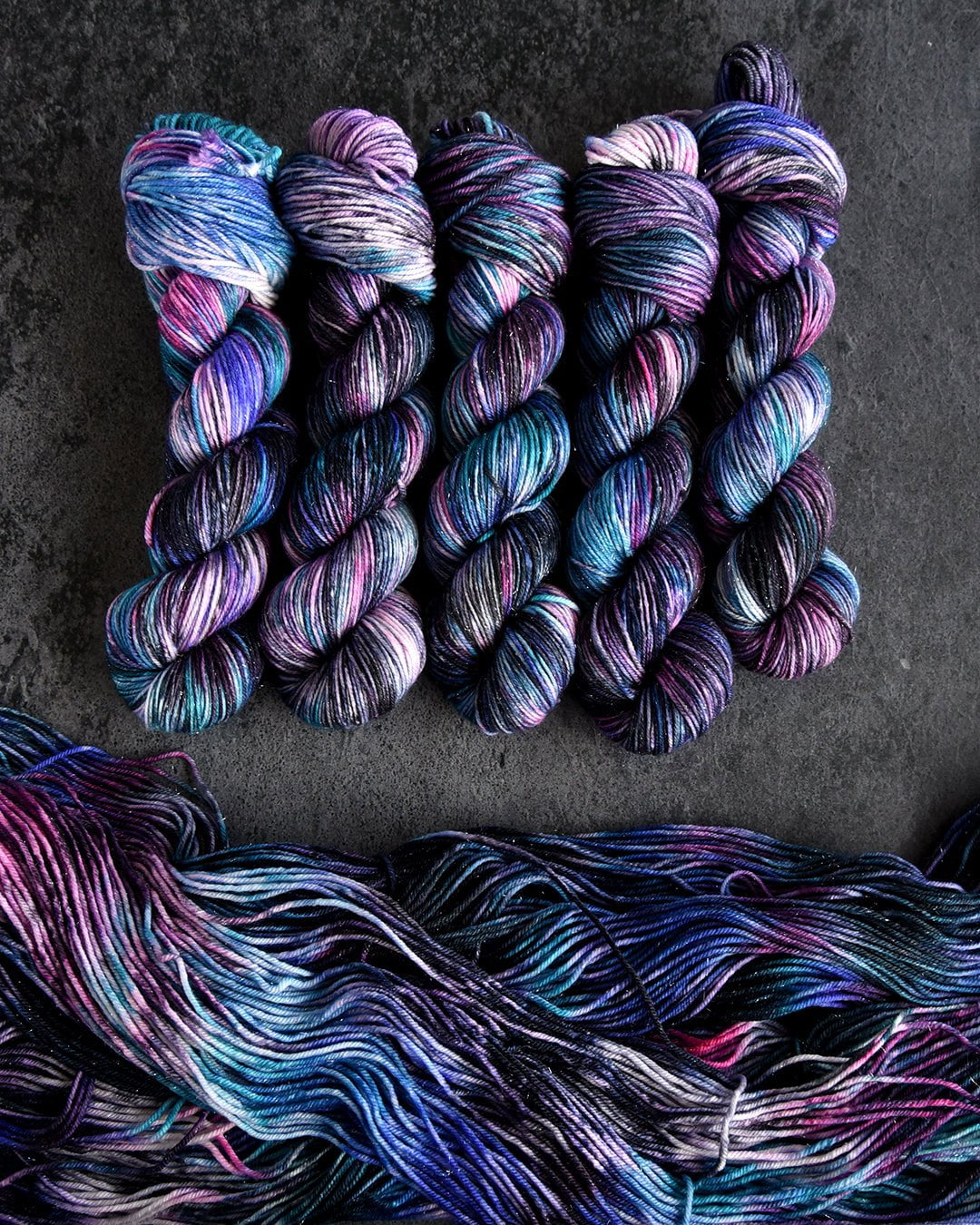 Destination Yarn fingering weight yarn Silvery Shiny DK Cerro Tololo Inter-American Observatory