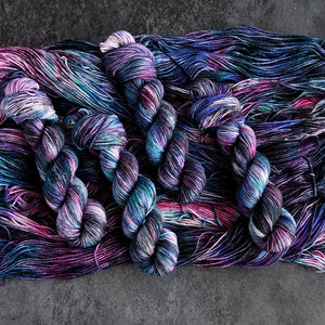 Destination Yarn fingering weight yarn Silvery Shiny DK Cerro Tololo Inter-American Observatory