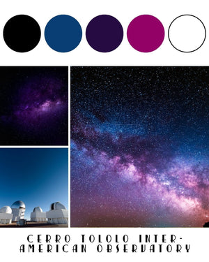 Destination Yarn fingering weight yarn Silvery Shiny DK Cerro Tololo Inter-American Observatory