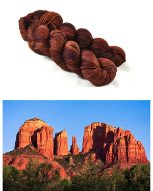 Destination Yarn fingering weight yarn Sonoran Desert