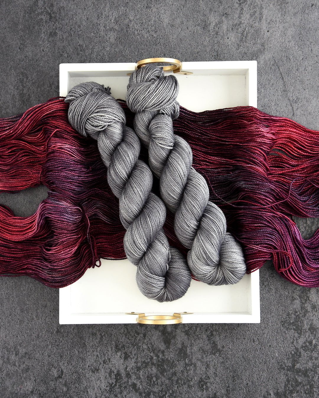 Destination Yarn fingering weight yarn Storm Clouds - All Weights