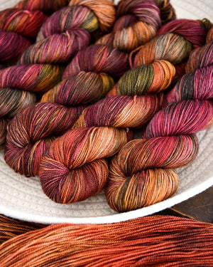 Destination Yarn fingering weight yarn Stupid Little Walk for my Stupid Little Mental Health