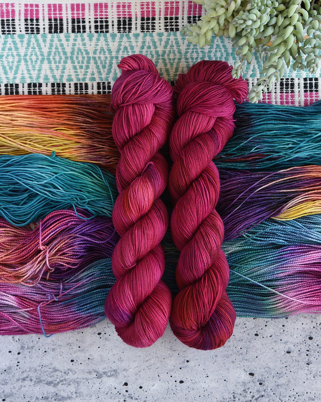 Destination Yarn fingering weight yarn Summer Fling