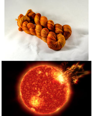 Destination Yarn fingering weight yarn Sun