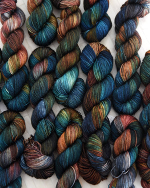 Destination Yarn fingering weight yarn The Chisholm Trail Set