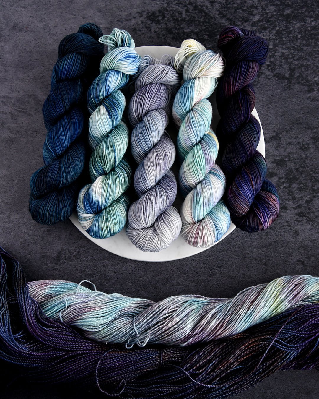 Destination Yarn fingering weight yarn The Planets in Retrograde Set