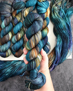 Destination Yarn fingering weight yarn The Tempest