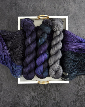 Destination Yarn fingering weight yarn The Three Witches