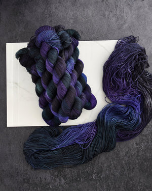 Destination Yarn fingering weight yarn The Three Witches