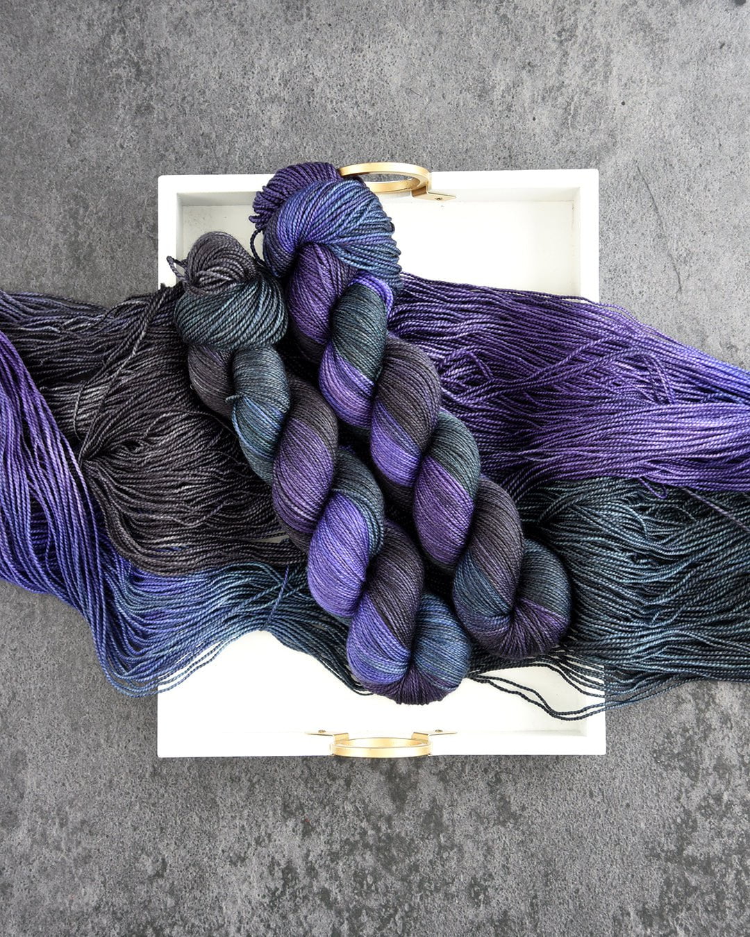 Destination Yarn fingering weight yarn The Three Witches