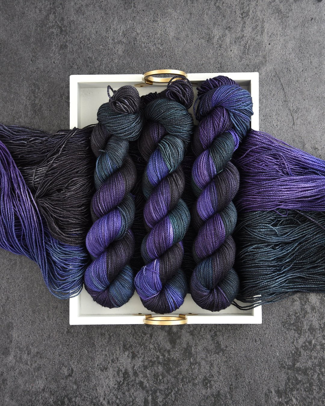 Destination Yarn fingering weight yarn The Three Witches