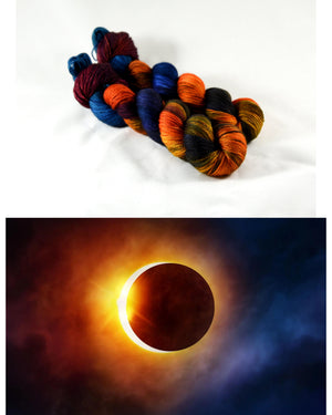 Destination Yarn fingering weight yarn Total Eclipse Full Skein Set