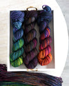 Destination Yarn fingering weight yarn Toxic Cowboys for Valentine's Day - FULL SKEIN SET